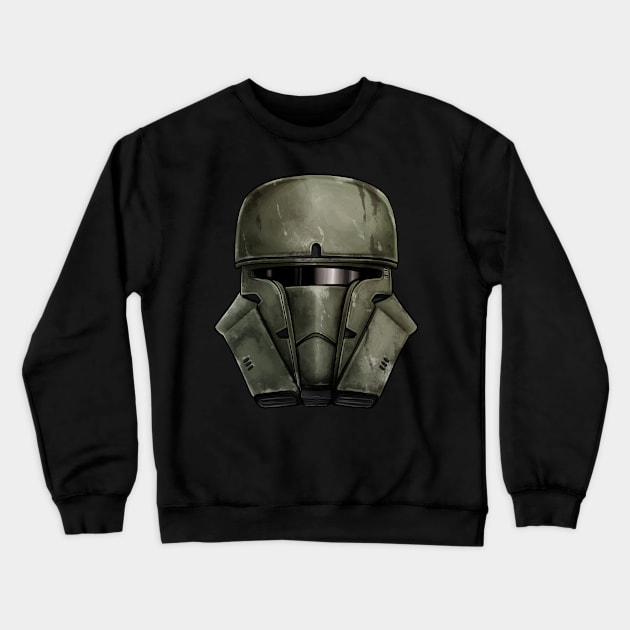 Tank Trooper - Olive Crewneck Sweatshirt by Gloomlight